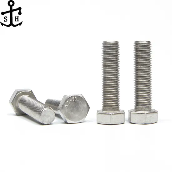 Fastener Manufacture ASME B18.2.1/DIN 933 DIN 931 All Size Hexagon Head Hex Bolt Made in China